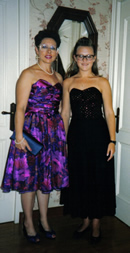 Coralie et moi en 1989